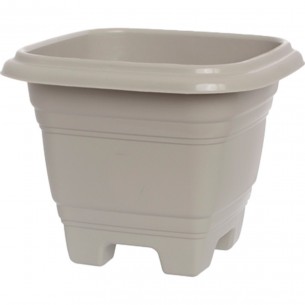 Vaso Pl.Quadrado N.35 Areia-9651