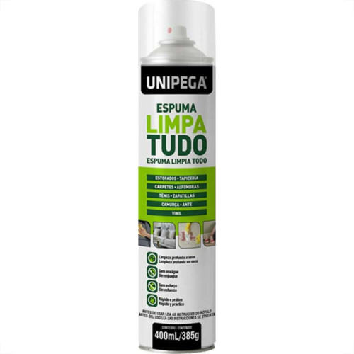 Espuma Limpa Tudo Unipega 400Ml Espuma Limpa Tudo Unipega 400Ml