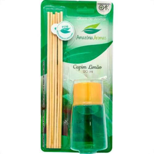 Difusor Aroma Amz Capim Limao 120Ml Difusor Aroma Amz Capim Limao 120Ml