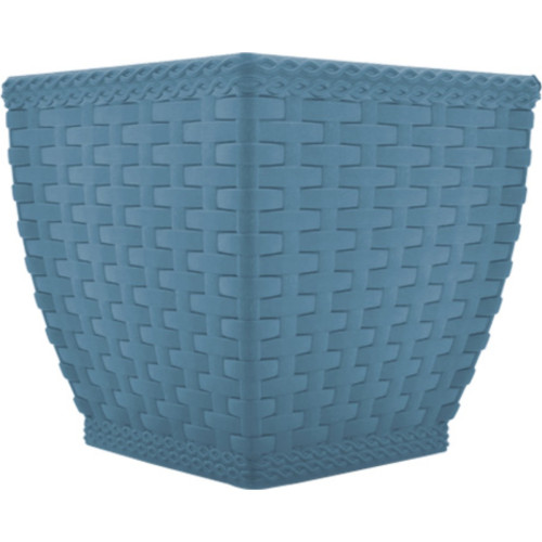 Vaso Cachepo Rattan Min Qdr.Color