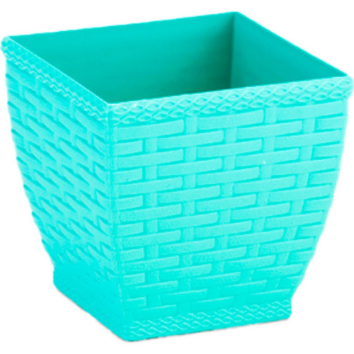 Vaso Cachepo Rattan M3 Quadr.Color Vaso Cachepo Rattan M3 Quadr.Color