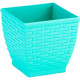 Vaso Cachepo Rattan M3 Quadr.Color Vaso Cachepo Rattan M3 Quadr.Color