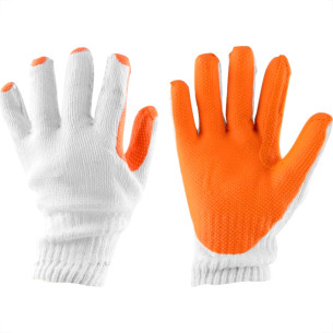 Luva Malha Imbat Emborr.Laranja 09 - Kit C/12 PR Luva Malha Imbat Emborr.Laranja 09 - Kit C/12 PR