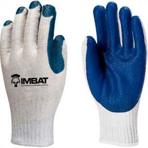 Luva Malha Imbat Emborr.Azul 10 Luva Malha Imbat Emborr.Azul 10