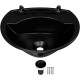 Lavatorio Plast Astra 36X28 Preto Lavatorio Plast Astra 36X28 Preto