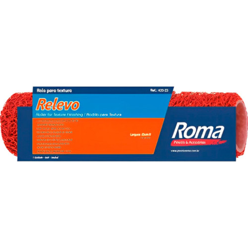 Rolo P/Text Roma Relevo 23Cm-433 Rolo P/Text Roma Relevo 23Cm-433