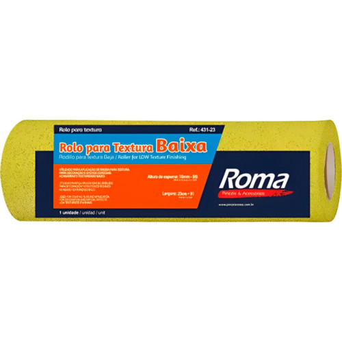 Rolo P/Text Roma Baixa 23Cm-431 Rolo P/Text Roma Baixa 23Cm-431