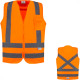 Colete Kalipso Laranja 1 Bolso.Xxg Colete Kalipso Laranja 1 Bolso.Xxg