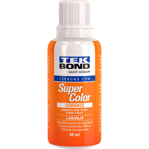 Corante Tekbond Laranja 50Ml Corante Tekbond Laranja 50Ml