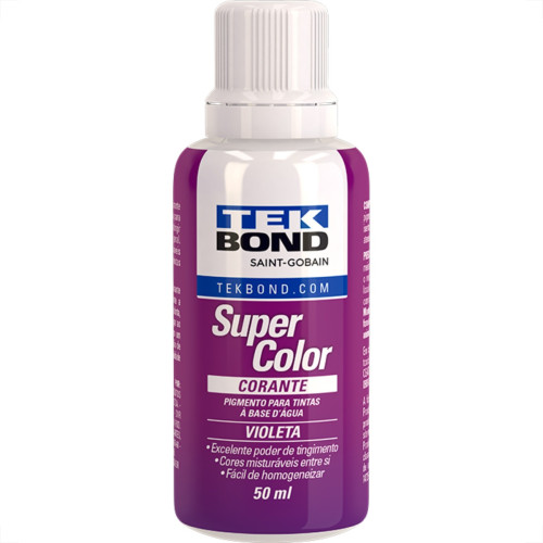 Corante Tekbond Violeta 50Ml Corante Tekbond Violeta 50Ml