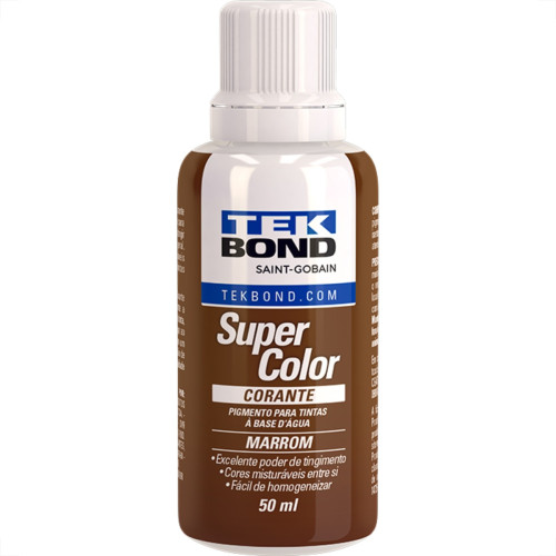 Corante Tekbond Marrom 50Ml Corante Tekbond Marrom 50Ml