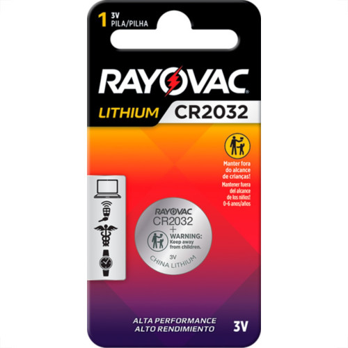 Pilha Bateria El.Rayovac Cr2032 1Un Pilha Bateria El.Rayovac Cr2032 1Un