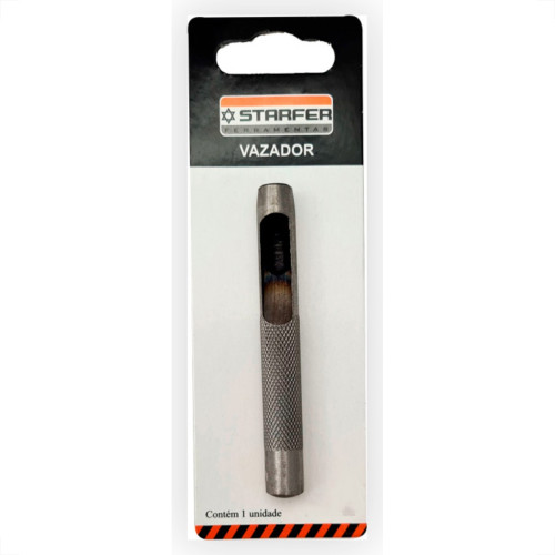 Vazador P/ Couro 08 Mm Starfer Vazador P/ Couro 08 Mm Starfer