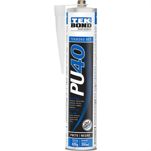 Selante Pu40 Tekbond Preto 310Ml Selante Pu40 Tekbond Preto 310Ml