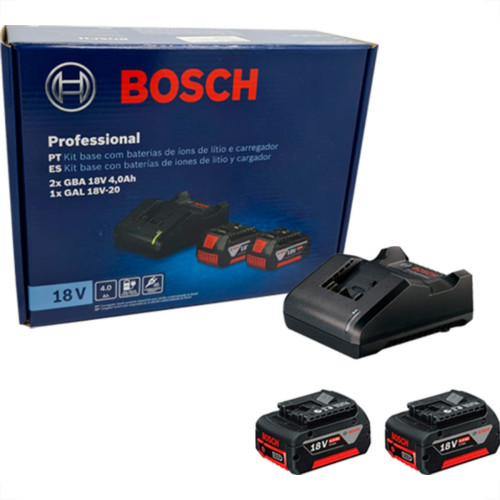 Carregador Bosch Gal 18V+2 Gba 18V Carregador Bosch Gal 18V+2 Gba 18V