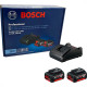 Carregador Bosch Gal 18V+2 Gba 18V Carregador Bosch Gal 18V+2 Gba 18V