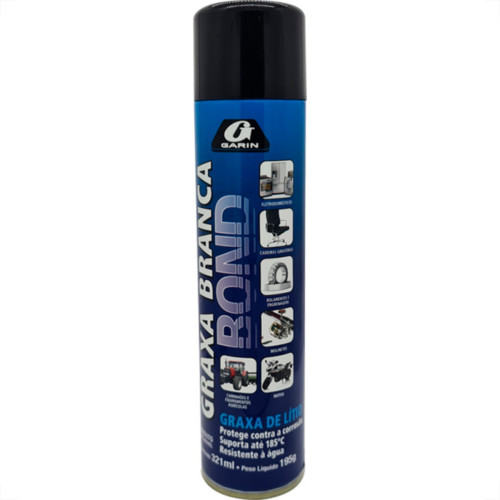 Graxa Em Spray Garin Branca 321Ml Graxa Em Spray Garin Branca 321Ml