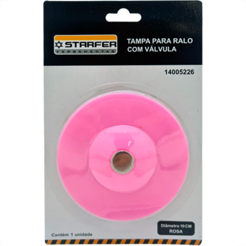 Tampa P/Ralo Flex Starfer 10Cm Rosa Tampa P/Ralo Flex Starfer 10Cm Rosa