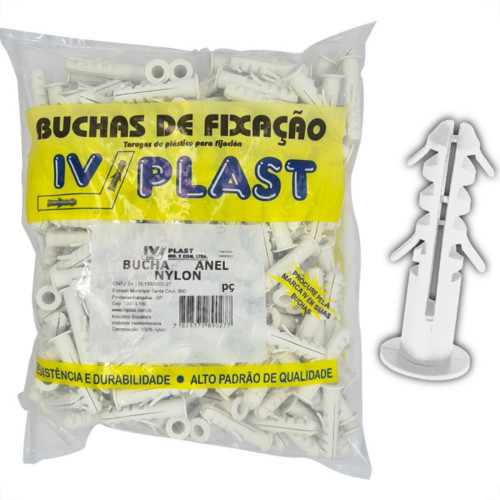 Bucha Nylon Iv N08 C/Anel C/500 Bucha Nylon Iv N08 C/Anel C/500