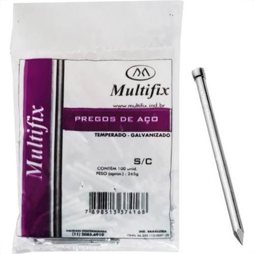 Prego Aco Galv.Mf S/Cabeça 17X21(3,0X48)