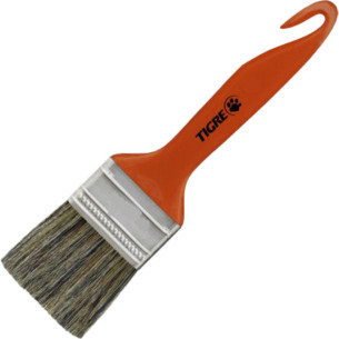 Pincel Trincha Pintura Tigre Media Gris 695X2 - Kit C/12 UN Pincel Trincha Pintura Tigre Media Gris 695X2 - Kit C/12 UN