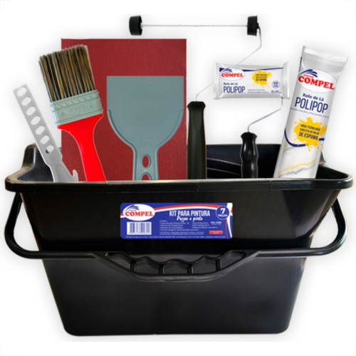 Kit P/Pintura Compel 7Pc-969 Kit P/Pintura Compel 7Pc-969