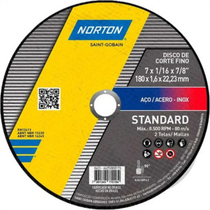 Disco Nort.Inox 7'' X 1,6 Standard