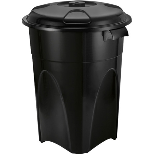 Cesto Lixo Injepl.Rd.Black 100L Cesto Lixo Injepl.Rd.Black 100L