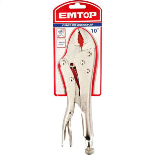 Alicate Pressao Emtop Curvo 10'' Alicate Pressao Emtop Curvo 10''