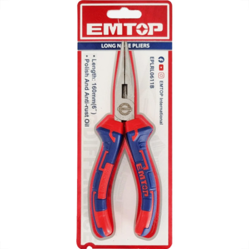Alicate Bico 6'' Pvc Emtop Alicate Bico 6'' Pvc Emtop