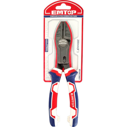 Alicate Pvc Universal Multiuso Ind.Emtop 8'' Alicate Pvc Universal Multiuso Ind.Emtop 8''