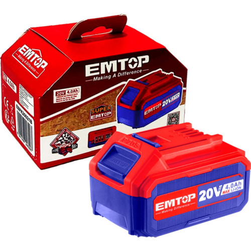 Bateria Emtop Li-Ion 20V 4.0A Bateria Emtop Li-Ion 20V 4.0A