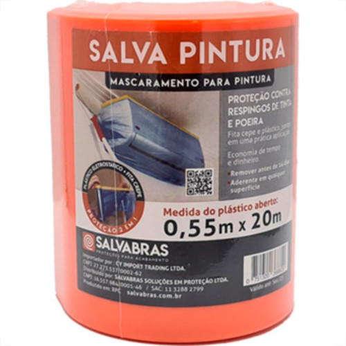Fita Salva Pint.0,55Mt X 20Mt C/Ap Fita Salva Pint.0,55Mt X 20Mt C/Ap