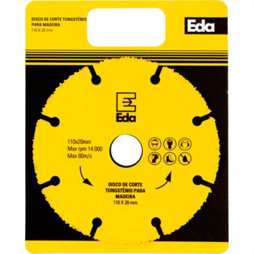 Disco Eda Tungstenio P/Mad 110Mm Disco Eda Tungstenio P/Mad 110Mm