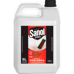 Limpador Pos-Obra Sanol Pro 5Lt