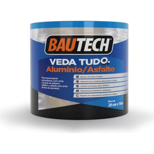 Fita Adesiva Multuso Bautech 20Cmx10M