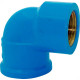 Cotovelo Azul Amanco 3/4 X 1/2 - Kit C/24 PC Cotovelo Azul Amanco 3/4 X 1/2 - Kit C/24 PC