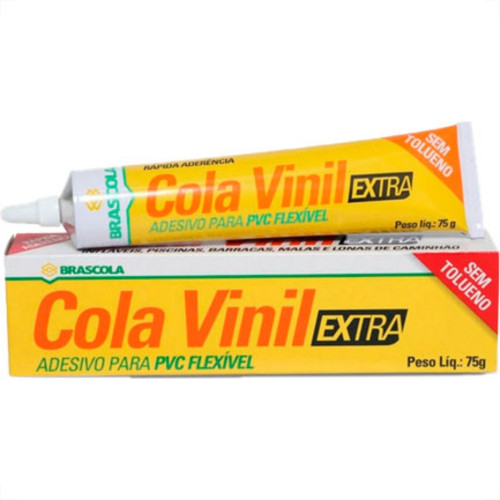Cola Vinil Brascola 75 Grs Bisnaga Cola Vinil Brascola 75 Grs Bisnaga