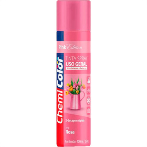 Spray Chemic.Geral Rosa 400Ml