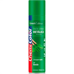 Spray Chemic.Metalico Verde 400Ml