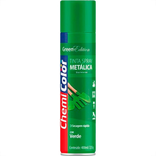 Spray Chemic.Metalico Verde 400Ml