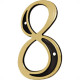 Numero Colonial Preto/Dourado N.8 Numero Colonial Preto/Dourado N.8