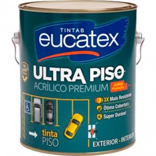 Tinta Eucatex Piso 3,6Lt Verm.Seguranca Tinta Eucatex Piso 3,6Lt Verm.Seguranca