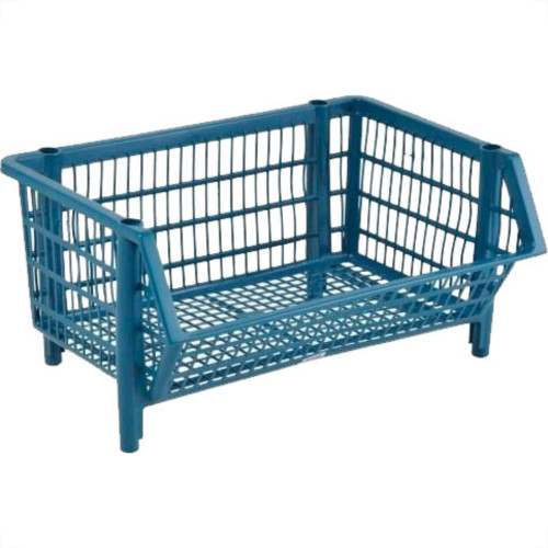 Cesto Plastico Azul.Md 57 X 27 X 41 - Kit C/12 PC