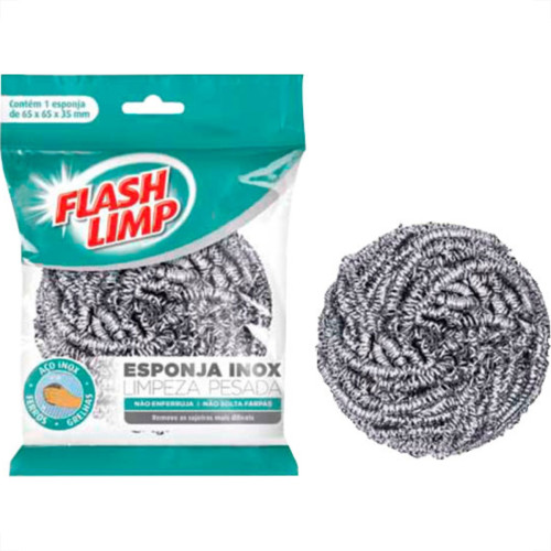 Esponja Bom Aco Flash Limp Ea1409 Esponja Bom Aco Flash Limp Ea1409