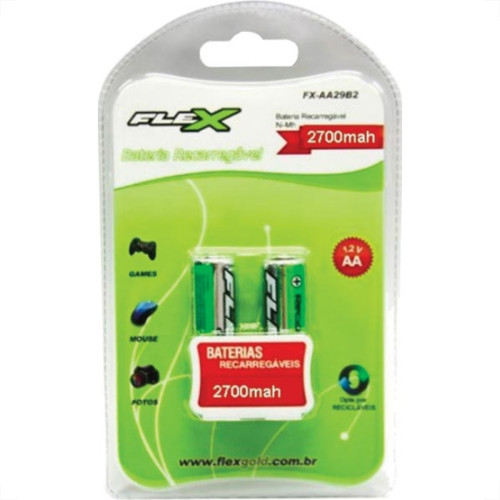 Pilha Flex Recarreg.Aa C/2 Pilha Flex Recarreg.Aa C/2