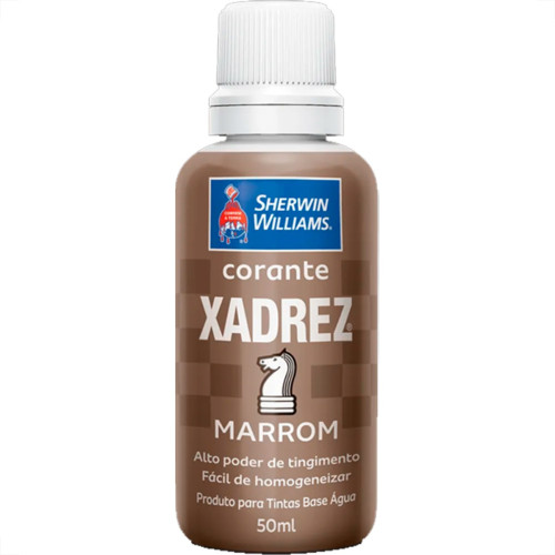 Corante Xadrez Marrom 50 Ml - Kit C/12 PC