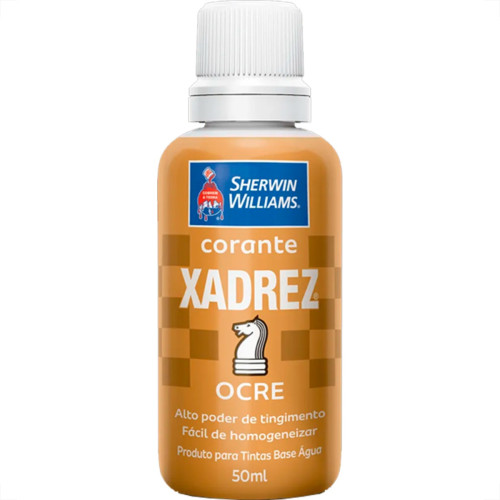 Corante Xadrez Ocre 50 Ml - Kit C/12 PC Corante Xadrez Ocre 50 Ml - Kit C/12 PC