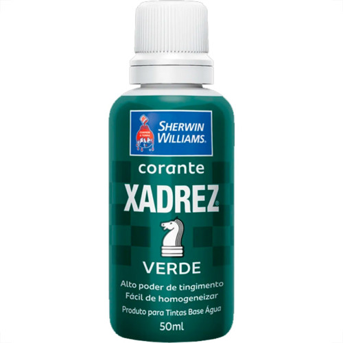 Corante Xadrez Verde 50 Ml - Kit C/12 PC