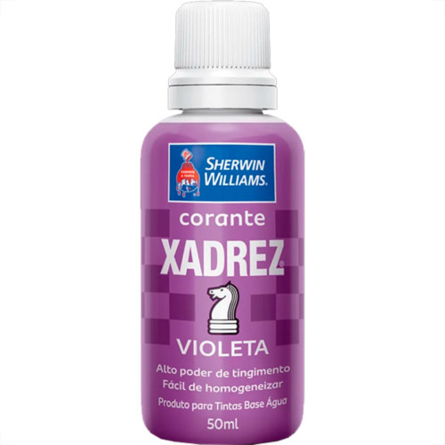 Corante Xadrez Violeta 50 Ml - Kit C/12 PC